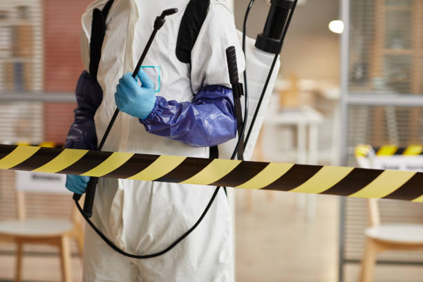 Professional Blood Cleanup technician working in Crescent City, FL
